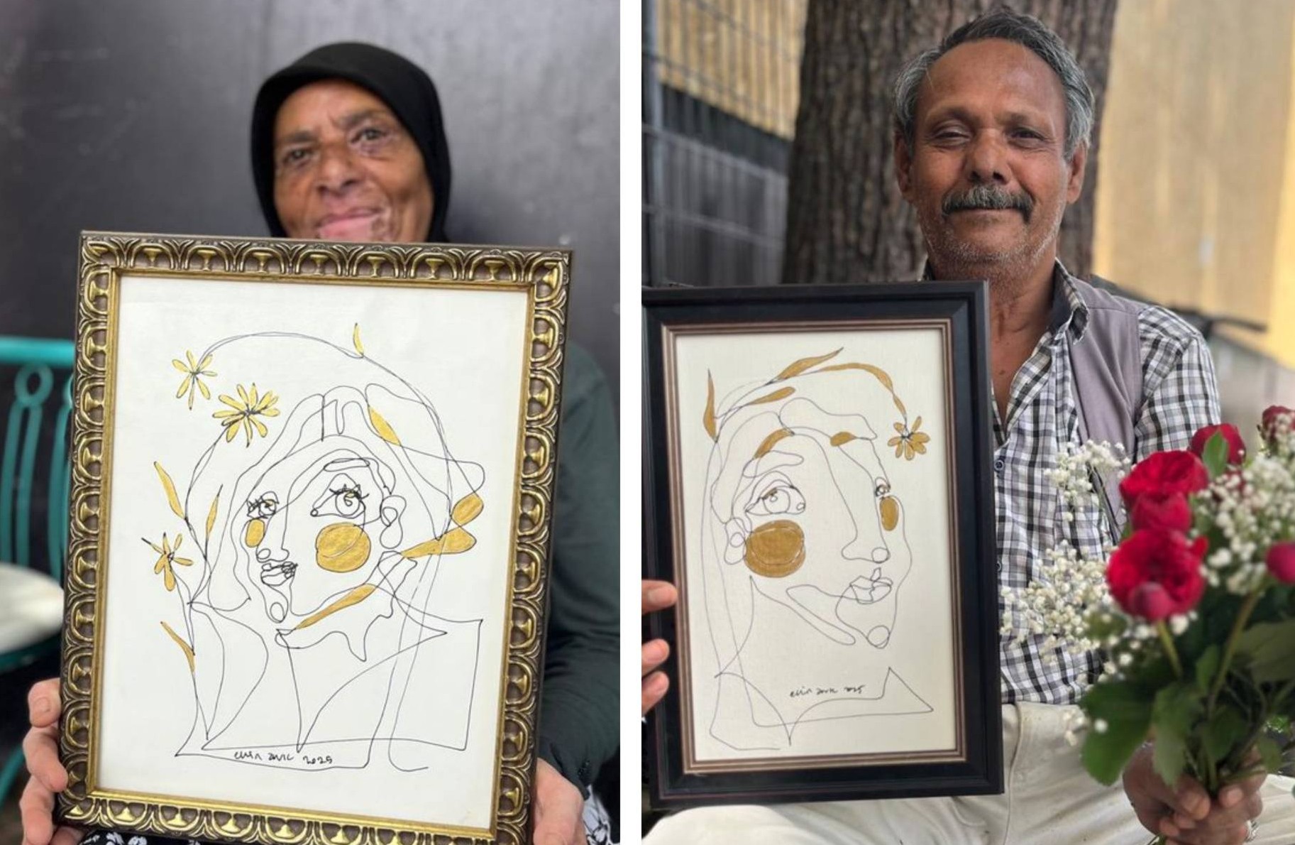 Çiçek tezgahında sanat!